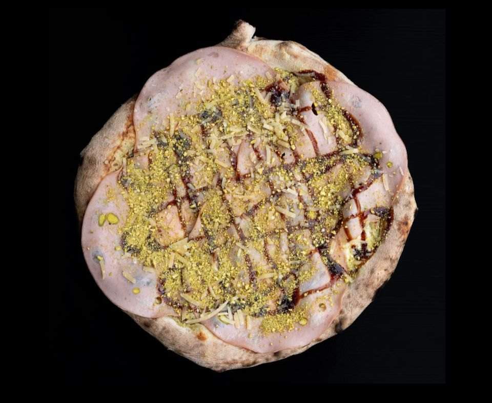 Pizza al pistacchio di Ristopizzeria Grano